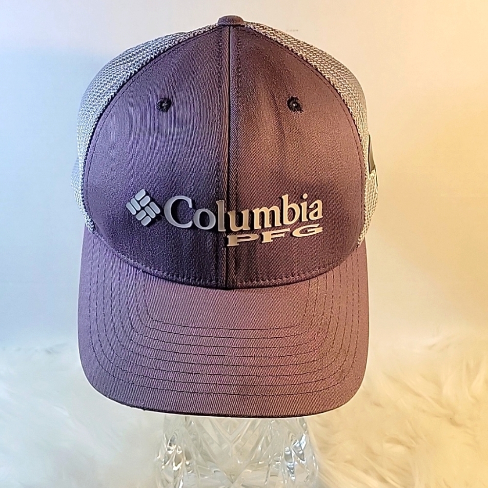 COLUMBIA Blue and White PFG Men's Hat